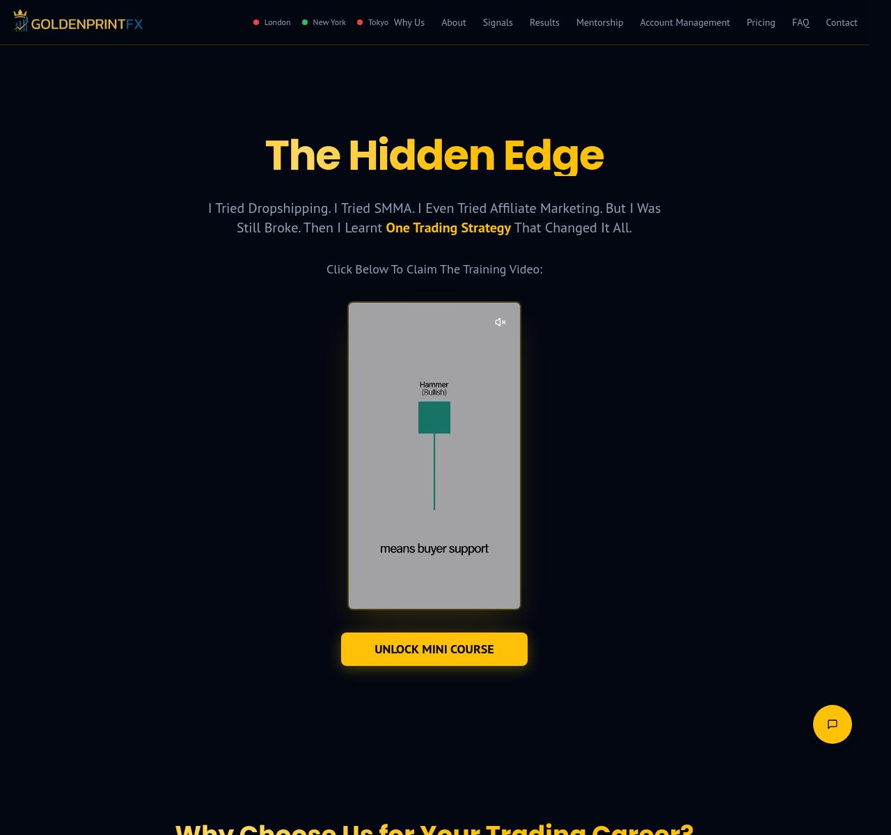 Screenshot of the GoldenPrintFX project